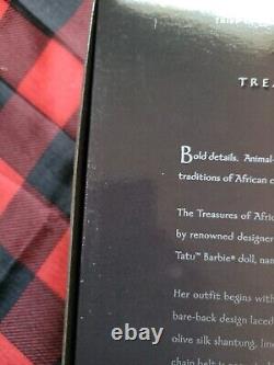 Trésors de l'Afrique Poupée Tatu Barbie par Byron Lars 2002 Mattel B2018