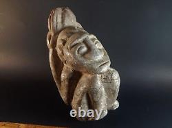 Tribal Ethnic African Central American Pre-columbian Carved Stone Figure 7 High