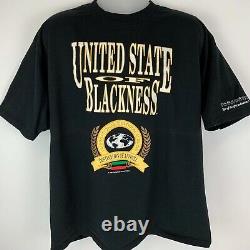 Vintage 90s United State Of Blackness T Shirt African American USA Made 2xl XXL